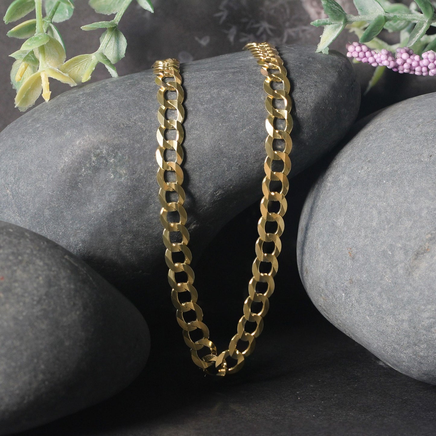 10k Yellow Gold Curb Chain (5.70 mm)
