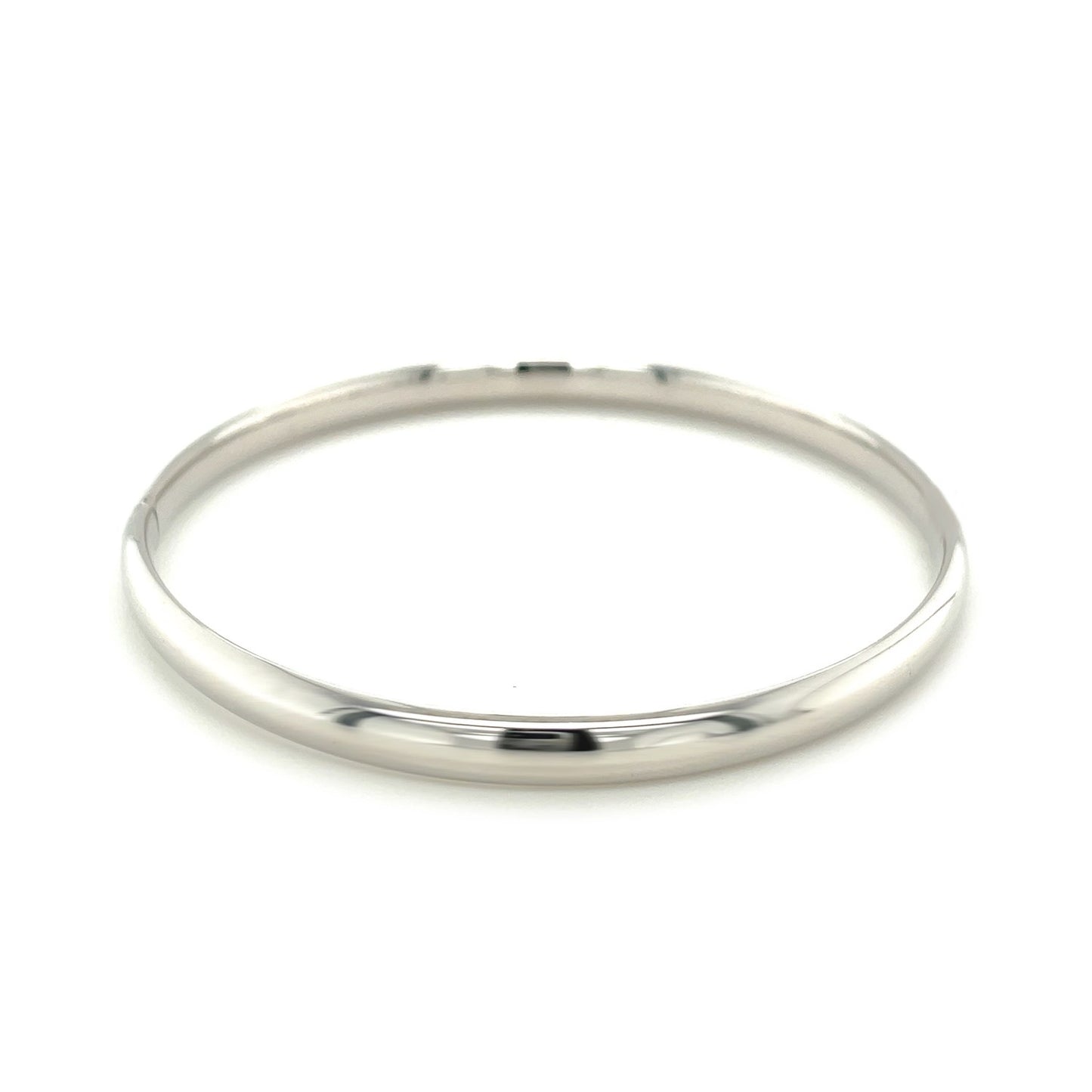 Classic Bangle in 14k White Gold (5.00 mm)