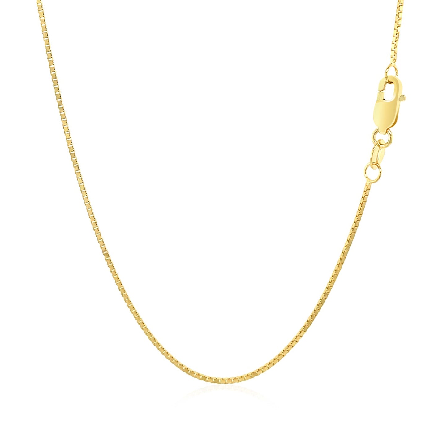 10k Yellow Gold Classic Box Chain (0.78 mm)